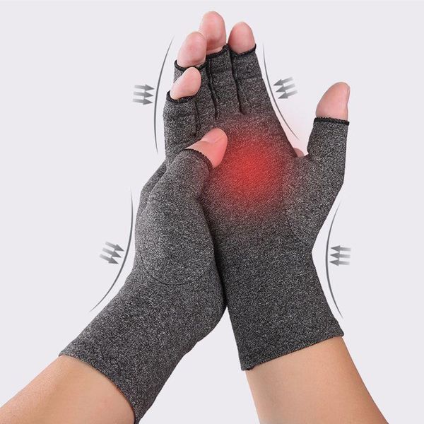wrist support women men arthritis compression gloves fingerless joint pain relief rheumatoid osteoarthritis hand therapy mittens, Black;red
wrist support women men arthritis compression gloves fingerless joint pain relief rheumatoid osteoarthritis hand therapy mittens, Black;red