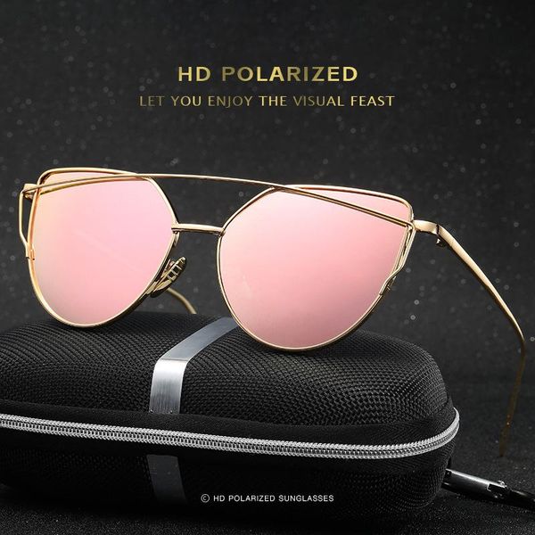 sunglasses fashion women cat eye classic brand designer twin-beams coating mirror flat panel lens vintage gold oculos, White;black
sunglasses fashion women cat eye classic brand designer twin-beams coating mirror flat panel lens vintage gold oculos, White;black