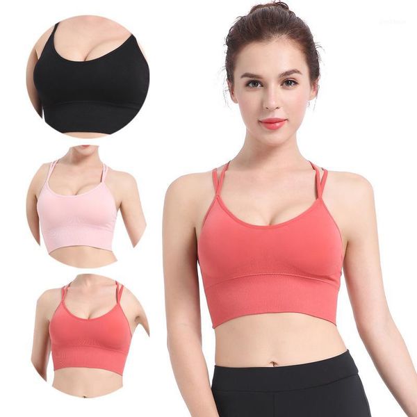 pink sports bra padded yoga bra bralette brassiere sport fitness gym running crop women bras for women sport bh1, White;black
pink sports bra padded yoga bra bralette brassiere sport fitness gym running crop women bras for women sport bh1, White;black