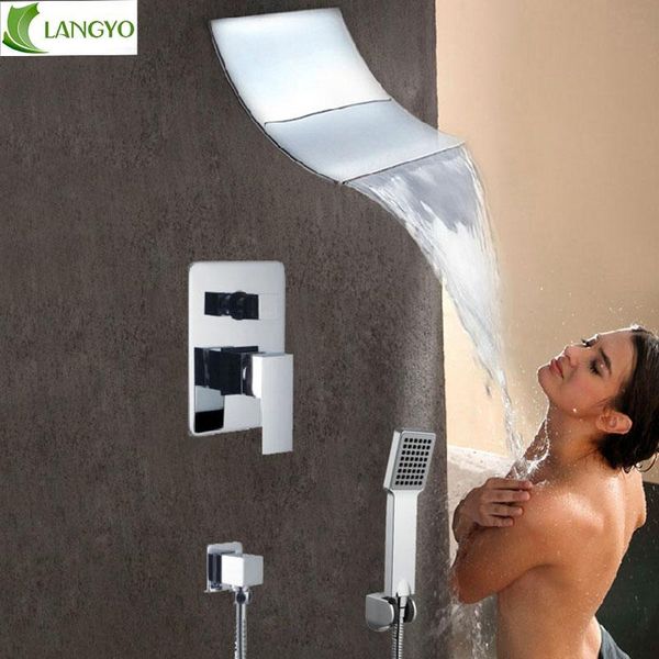 luxury single handle brass 2 functions waterfall rain shower faucet set with handshower chrome finished wall mounted bbyhde
luxury single handle brass 2 functions waterfall rain shower faucet set with handshower chrome finished wall mounted bbyhde