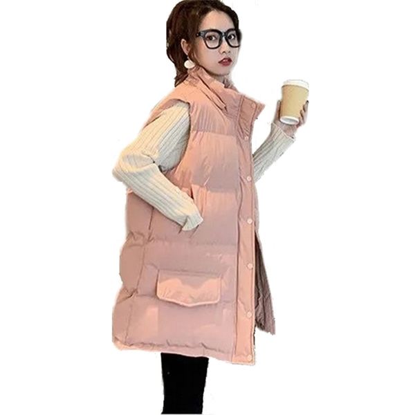 cotton down warm vest women mid-length padded coat loose coat vest jacket hooded winter warm vest for women sleeveless 201214, Black;white
cotton down warm vest women mid-length padded coat loose coat vest jacket hooded winter warm vest for women sleeveless 201214, Black;white