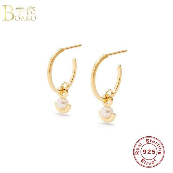 BOAKO S925 Silver Earrings For Women Fine Jewelry Vintage Pearl Pendiente Piercing Ohrringe Drop Earrings Brincos Aretes Party
BOAKO S925 Silver Earrings For Women Fine Jewelry Vintage Pearl Pendiente Piercing Ohrringe Drop Earrings Brincos Aretes Party