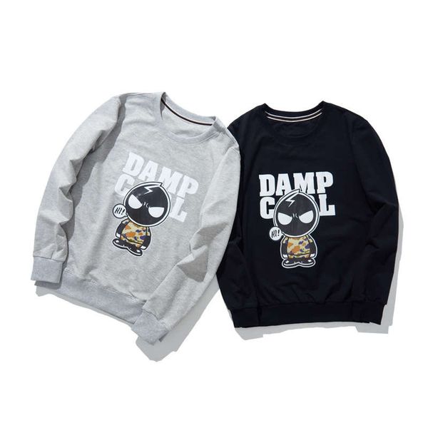 men's sweater spring and autumn new pullover korean cartoon print casual student men's sportswear, Black
men's sweater spring and autumn new pullover korean cartoon print casual student men's sportswear, Black