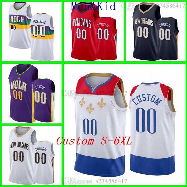 custom men youth new orleans pelicans 1 zion williamson 14 brandon ingram any name and number swingman city jersey, Black;red
custom men youth new orleans pelicans 1 zion williamson 14 brandon ingram any name and number swingman city jersey, Black;red
