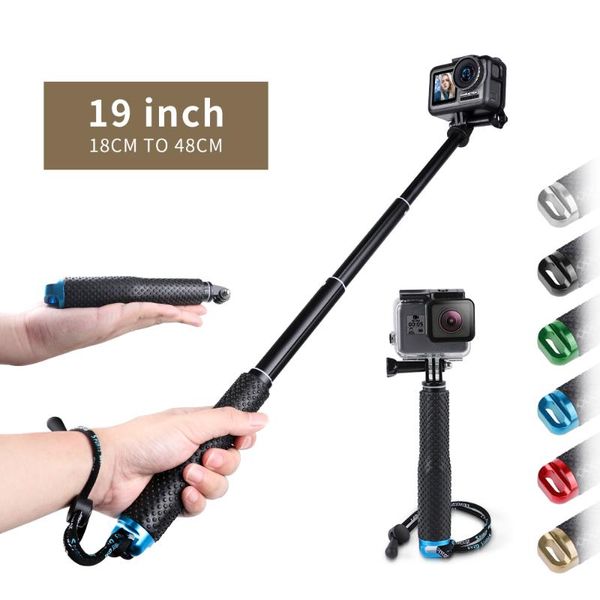 lightdow 19" inch extendable pole selfie stick handheld monopod with mount adapter for 2 3 3+ 4 5 6 7 8 9 sjcam cameras
lightdow 19" inch extendable pole selfie stick handheld monopod with mount adapter for 2 3 3+ 4 5 6 7 8 9 sjcam cameras