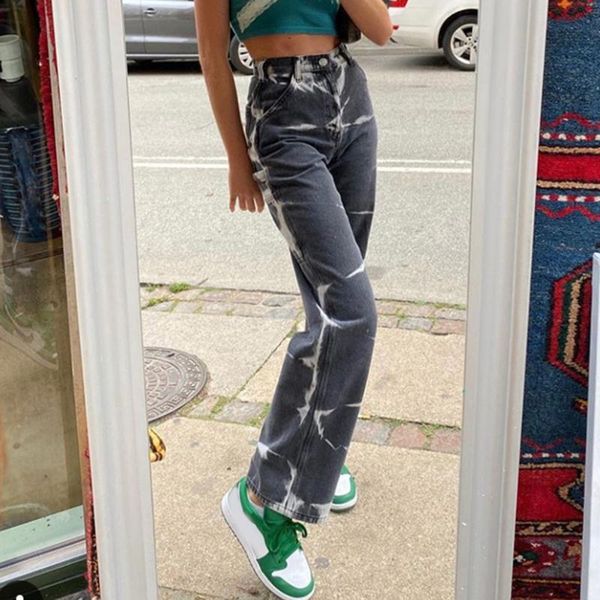 women harajuku jeans high waist trousers brown gray cartoon dye casual hip hop style tie dye drawing y2k baggy jeans, Black;white
women harajuku jeans high waist trousers brown gray cartoon dye casual hip hop style tie dye drawing y2k baggy jeans, Black;white