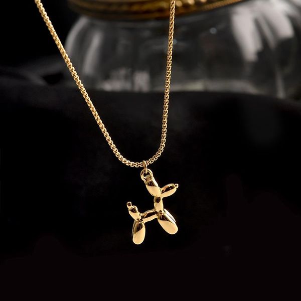 pendant necklaces yun ruo fashion never fade 18k gold plated balloon dog necklace european woman jewelry titanium steel accessory, Silver
pendant necklaces yun ruo fashion never fade 18k gold plated balloon dog necklace european woman jewelry titanium steel accessory, Silver