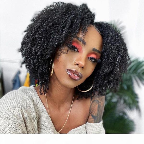 short afro kinky curly wig 13x4 lace front wigs for black women 4b 4c human hair wig remy hair nature black lace front, Black;brown
short afro kinky curly wig 13x4 lace front wigs for black women 4b 4c human hair wig remy hair nature black lace front, Black;brown