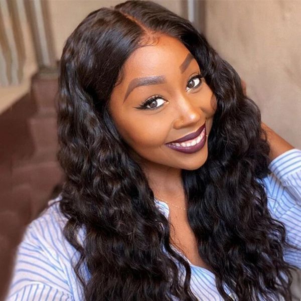 loose deep wave human hair wigs glueless wig middle part indian human hair machine made wig natural color, Black;brown
loose deep wave human hair wigs glueless wig middle part indian human hair machine made wig natural color, Black;brown