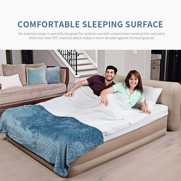 home double bed inflatable air bed thick cushion mattress outdoor travel camping portable pad with pump 203*152*51cm
home double bed inflatable air bed thick cushion mattress outdoor travel camping portable pad with pump 203*152*51cm