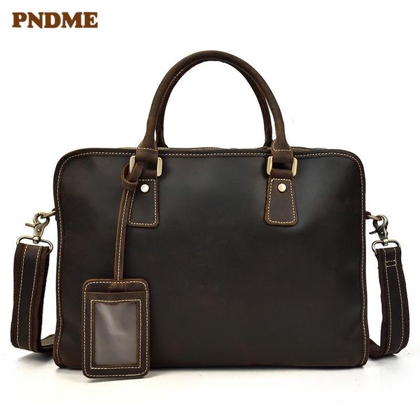 briefcases simple vintage men's briefcase work laphandbag luxury natural genuine leather shoulder messenger bag
briefcases simple vintage men's briefcase work laphandbag luxury natural genuine leather shoulder messenger bag