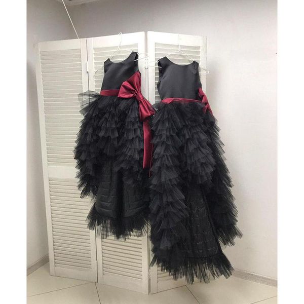 girl's dresses black ruffles little flower girls for weddings baby party children images dress kids poshoot, Red;yellow
girl's dresses black ruffles little flower girls for weddings baby party children images dress kids poshoot, Red;yellow