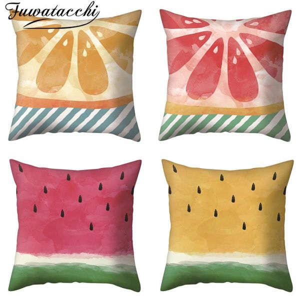 fuwatacchi watermelon cushion cover watermelon printed pillow covers for home sofa car decoative throw pillowcase 45*45cm
fuwatacchi watermelon cushion cover watermelon printed pillow covers for home sofa car decoative throw pillowcase 45*45cm