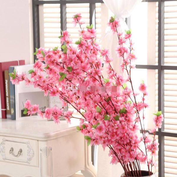123cm artificial cherry spring plum peach blossom branch silk flower tree home party wedding decor fake flowers
123cm artificial cherry spring plum peach blossom branch silk flower tree home party wedding decor fake flowers