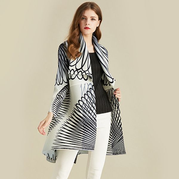 lanmrem white stripe long sleeve large lapel pleated woman cardigan thin jacket casual simple fashion autumn coat new tv586 201023, Black;brown
lanmrem white stripe long sleeve large lapel pleated woman cardigan thin jacket casual simple fashion autumn coat new tv586 201023, Black;brown