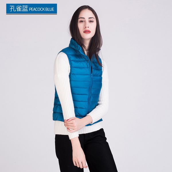 2021 new women's sleeveless ultra light duck vest women slim warm gilet outwear down vests female windproof waistcoat 2ahi, Black;white
2021 new women's sleeveless ultra light duck vest women slim warm gilet outwear down vests female windproof waistcoat 2ahi, Black;white