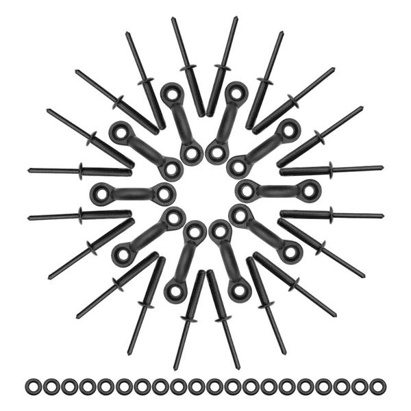 bungee deck loops tie down pad eye with tri-grip tri-fold rivets 20pcs rubber washers deck rigging kit for boat kayak canoe
bungee deck loops tie down pad eye with tri-grip tri-fold rivets 20pcs rubber washers deck rigging kit for boat kayak canoe