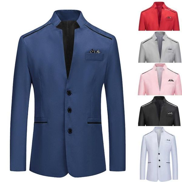 blazer men luxury slim fit stylish casual business suit jacket fashion solid wedding party outwear male long sleeve coat1, White;black
blazer men luxury slim fit stylish casual business suit jacket fashion solid wedding party outwear male long sleeve coat1, White;black