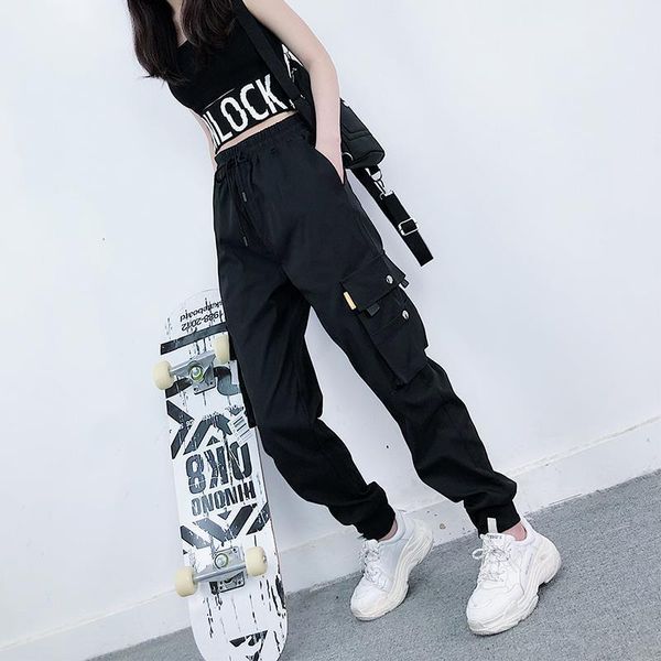 hip hop fashion women trousers loose high waist harem pants women hip hop skinny pants retro casual trousers, Black;white
hip hop fashion women trousers loose high waist harem pants women hip hop skinny pants retro casual trousers, Black;white