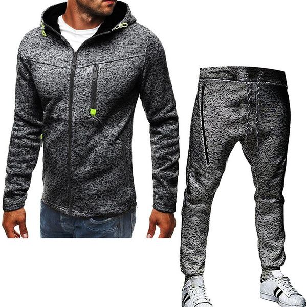 2020 autumn men sets 2 piece hooded zipper jacket track suit pants casual tracksuit men sportswear set brand clothing, Gray
2020 autumn men sets 2 piece hooded zipper jacket track suit pants casual tracksuit men sportswear set brand clothing, Gray