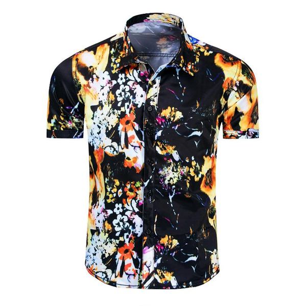 men's casual shirts male floral printing turn-down collar short sleeves summer autumn cotton holiday loose d210, White;black
men's casual shirts male floral printing turn-down collar short sleeves summer autumn cotton holiday loose d210, White;black