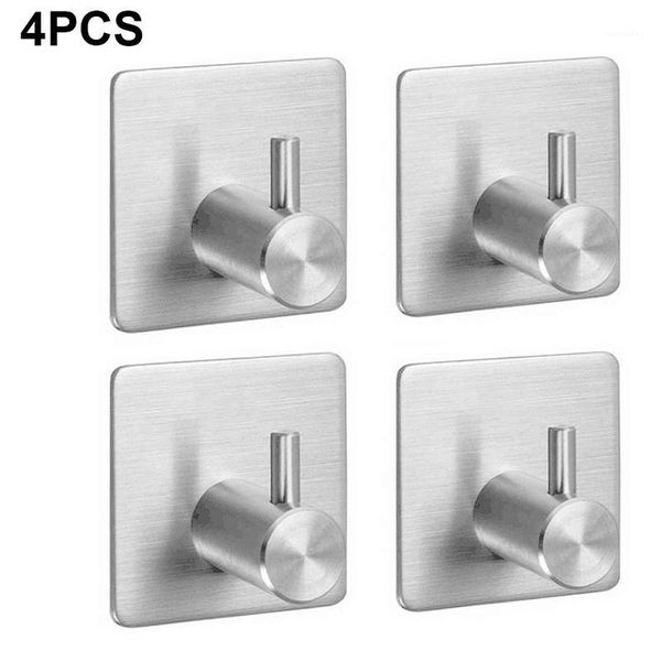 hooks & rails 4pcs/set stainless universal hook robe clothes hanger kitchen bathroom rustproof towel home living hooks1
hooks & rails 4pcs/set stainless universal hook robe clothes hanger kitchen bathroom rustproof towel home living hooks1