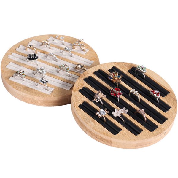 newvintage bamboo and wood jewelry ring tray display plate ring frame jewelry display display prop ring storage, Black
newvintage bamboo and wood jewelry ring tray display plate ring frame jewelry display display prop ring storage, Black