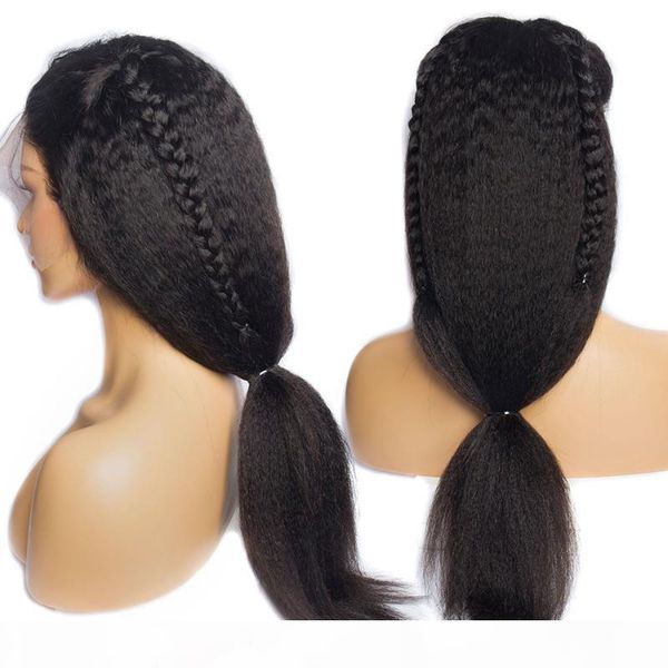 kinky straight wig brazilian remy hair glueless full lace human hair wigs for women 26 inch full lace wig baby 150 density, Black;brown
kinky straight wig brazilian remy hair glueless full lace human hair wigs for women 26 inch full lace wig baby 150 density, Black;brown