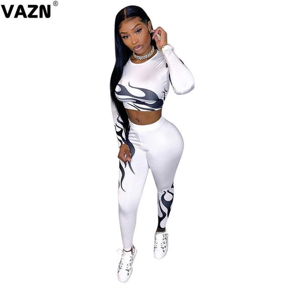 vazn 2020 o-neck bandage running sport party going out wear two piece set women long sleeve and long pant autumn sets, Gray
vazn 2020 o-neck bandage running sport party going out wear two piece set women long sleeve and long pant autumn sets, Gray