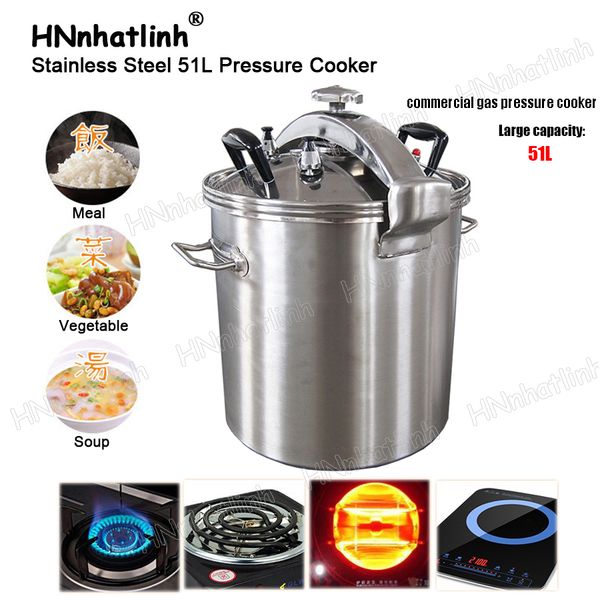 kitchen appliance multi function commercial pressure cooker portable household 304 stainless steel 51l pressures cookers
kitchen appliance multi function commercial pressure cooker portable household 304 stainless steel 51l pressures cookers