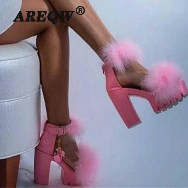 2021 beach sandals ladies banquet new women fur rubber high heel platform sandals outdoor leisure buckle slippers, Black
2021 beach sandals ladies banquet new women fur rubber high heel platform sandals outdoor leisure buckle slippers, Black