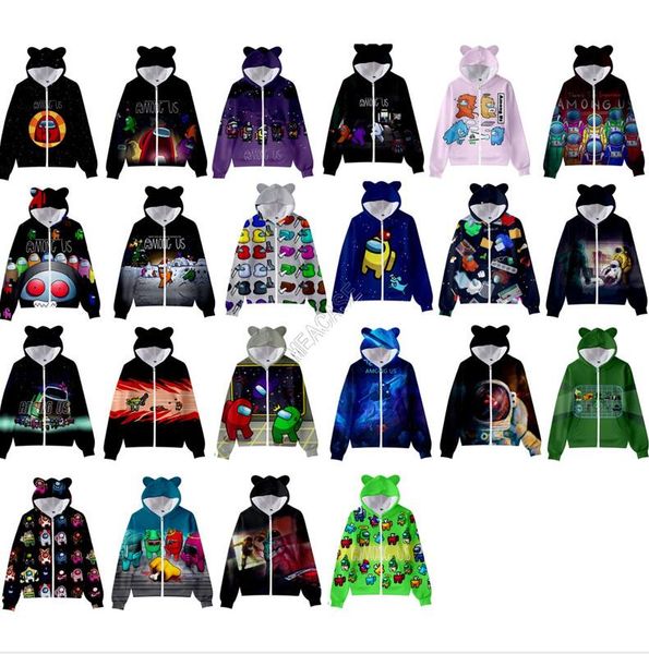 game among us hoodies coat cartoon cat ears hooded jacket coats zipper sweatshirts juniors boy girls hip hop casual sweater d120305, Black
game among us hoodies coat cartoon cat ears hooded jacket coats zipper sweatshirts juniors boy girls hip hop casual sweater d120305, Black