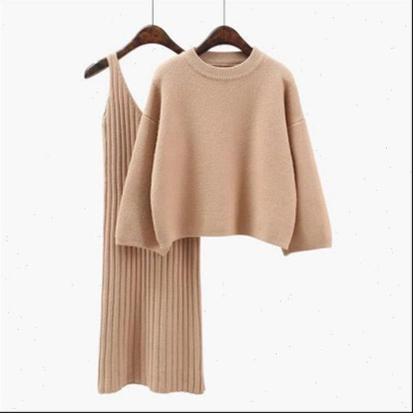 autumn winter new woman suits knitting sets solid lantern sleeve pullovers sweater and long bodycon dress 2 piece outfits, Gray
autumn winter new woman suits knitting sets solid lantern sleeve pullovers sweater and long bodycon dress 2 piece outfits, Gray