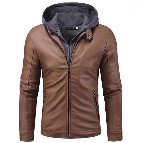 leather jaket men new fashion fake two pieces knitted hooded winter jackets mens casual motorcycle coat1, Black
leather jaket men new fashion fake two pieces knitted hooded winter jackets mens casual motorcycle coat1, Black