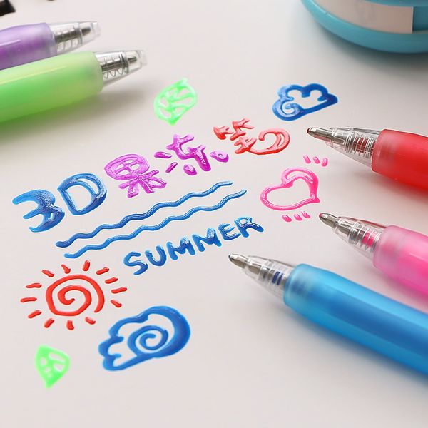 6/12 color creative 3d jelly pen set cute diy painting gel pen bullet diary colored pens hand account school supplies stationery
6/12 color creative 3d jelly pen set cute diy painting gel pen bullet diary colored pens hand account school supplies stationery