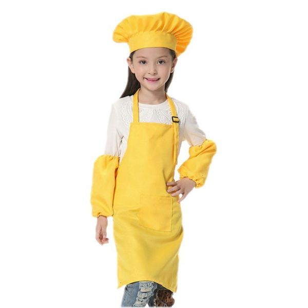 3pcs/set children kitchen waists 12 colors kids aprons with sleeve and chef hats for painting cooking baking 2 nid45
3pcs/set children kitchen waists 12 colors kids aprons with sleeve and chef hats for painting cooking baking 2 nid45