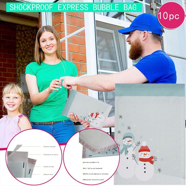 10pcs christmas print plastic bubble envelope bag waterproof shipping mailing bag foam express bag bubble mailer envelopes h jllxfh
10pcs christmas print plastic bubble envelope bag waterproof shipping mailing bag foam express bag bubble mailer envelopes h jllxfh