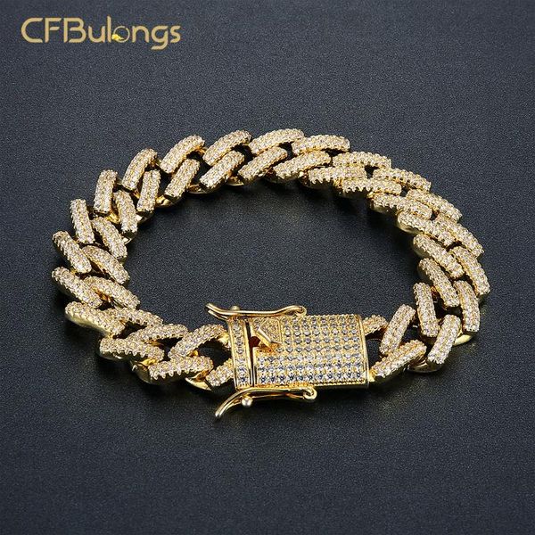 cfbulongs men's hip hop silver color bracelet glittering miami cuban crystal zircon men jewelry, Golden;silver
cfbulongs men's hip hop silver color bracelet glittering miami cuban crystal zircon men jewelry, Golden;silver