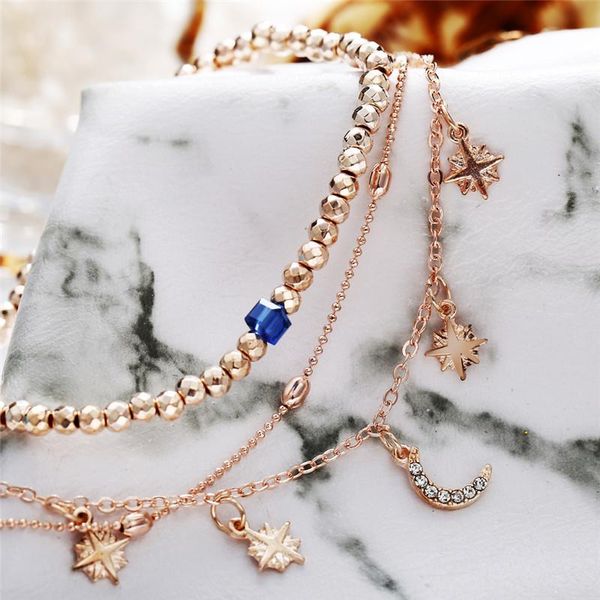 богемные мультислойные луны луна подвеска браслеты для женщин мода хрустальные бусины нож цепочка ног очарование ноги ножные ювелирные издел, Red;blue 
богемные мультислойные луны луна подвеска браслеты для женщин мода хрустальные бусины нож цепочка ног очарование ноги ножные ювелирные издел, Red;blue