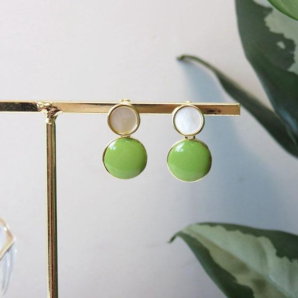 dangle & chandelier 2021 korean fashion jewelry sweet avocado green drop simple round earrings for women gift, Silver
dangle & chandelier 2021 korean fashion jewelry sweet avocado green drop simple round earrings for women gift, Silver