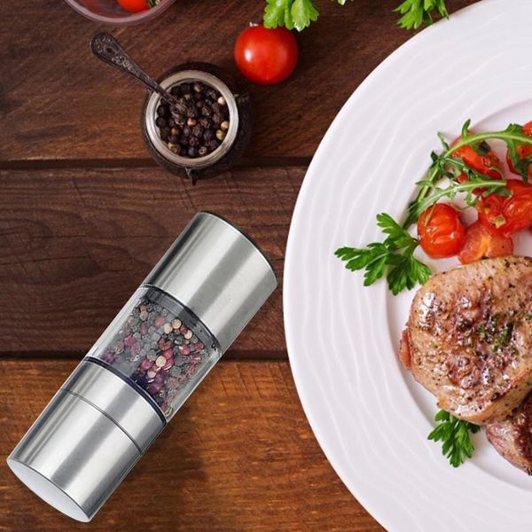 stainless steel salt mill grinders kitchen tools household kitchen manual pepper shaker easy supplies for bbycbr
stainless steel salt mill grinders kitchen tools household kitchen manual pepper shaker easy supplies for bbycbr