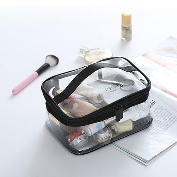 transparent waterproof cosmetic bags for women men portable travel make-up case large capacity zipper pvc makeup bag organizer
transparent waterproof cosmetic bags for women men portable travel make-up case large capacity zipper pvc makeup bag organizer