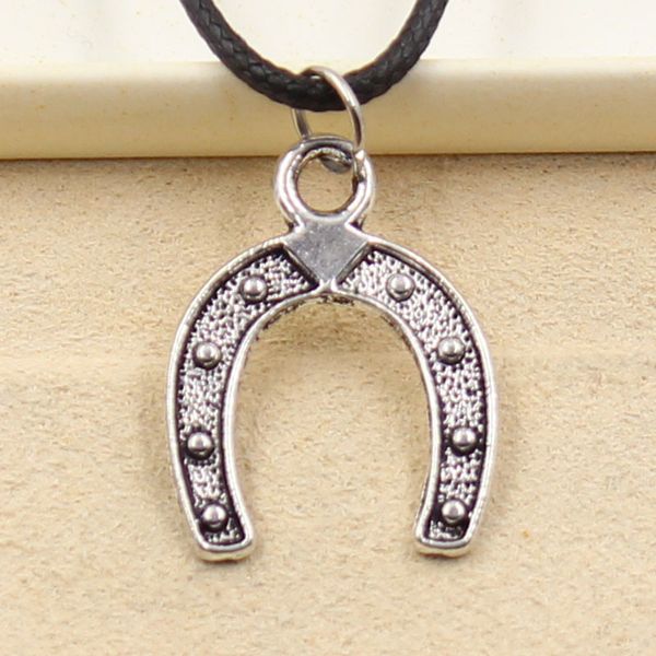 tibetan silver color pendant horseshoe horse necklace choker charm black leather cord factory price handmade jewelry 51sy
tibetan silver color pendant horseshoe horse necklace choker charm black leather cord factory price handmade jewelry 51sy
