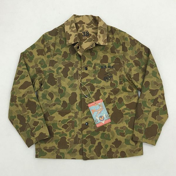 repro usmc pacific camo 13.7oz denim reversible of army eua jacket zvie, Black;brown
repro usmc pacific camo 13.7oz denim reversible of army eua jacket zvie, Black;brown