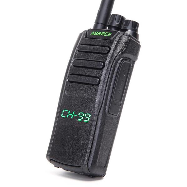 abbree ar-q10 10w powerful 99ch led hidden display screen uhf 400-470mhz 3000mah battery long range two way radio walkie talkie
abbree ar-q10 10w powerful 99ch led hidden display screen uhf 400-470mhz 3000mah battery long range two way radio walkie talkie