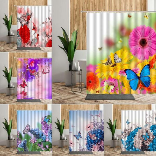 shower curtains colourful butterfly flower curtain blue purple flowers bathroom set spring bath waterproof home bathtub partition
shower curtains colourful butterfly flower curtain blue purple flowers bathroom set spring bath waterproof home bathtub partition