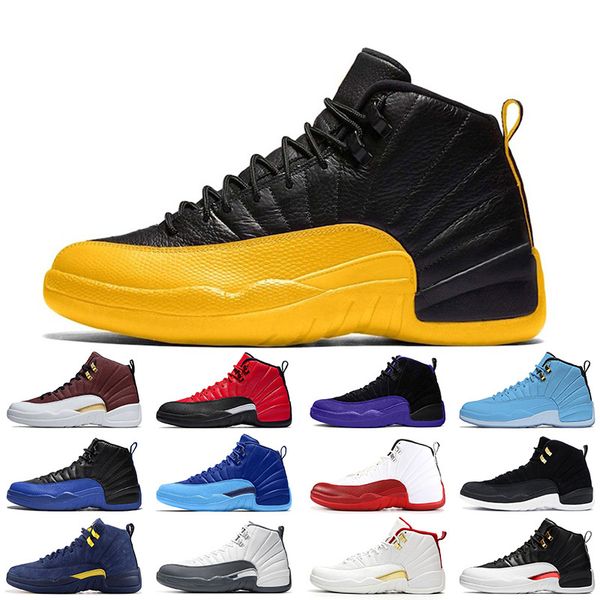 jumpman 12 university gold 12 12s mens trainers basketball shoes reverse flu game \r12 dark concord game royal sneakers 
jumpman 12 university gold 12 12s mens trainers basketball shoes reverse flu game \r12 dark concord game royal sneakers