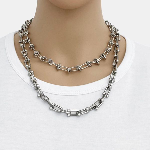 u shaped bead chain necklace for punk stainless steel chain choker fashion temperament collar necklaces jewelry gift1, Golden;silver
u shaped bead chain necklace for punk stainless steel chain choker fashion temperament collar necklaces jewelry gift1, Golden;silver