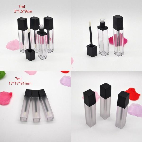 storage bottles & jars 10/30/50pcs empty lip gloss tubes square shape black lid clear glaze tube mini sample vials cosmetic packing containe
storage bottles & jars 10/30/50pcs empty lip gloss tubes square shape black lid clear glaze tube mini sample vials cosmetic packing containe