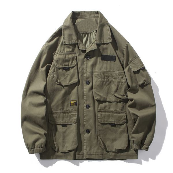 japanese workwear jacket men's spring new chao brand korean version loose jacket retro student's leisure style, Black;brown
japanese workwear jacket men's spring new chao brand korean version loose jacket retro student's leisure style, Black;brown
